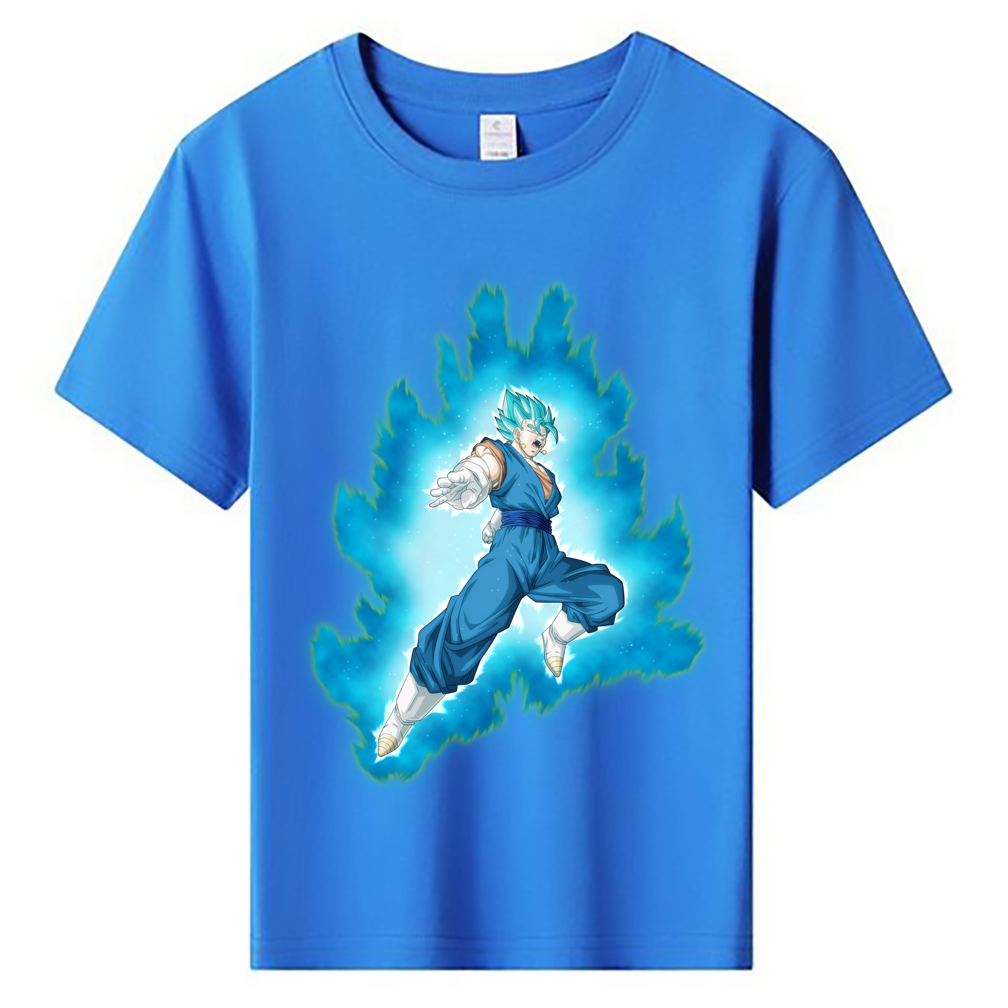 （画像用） ドラゴンボール ベジット DRAGON BALL Vegetto 綿100％キッズTシャツ（フロントプリント）